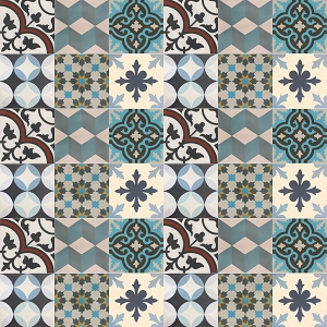 Patchwork - cement mosaic tiles 