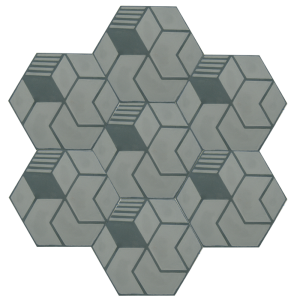 Alfredo - hexagonal cement tiles